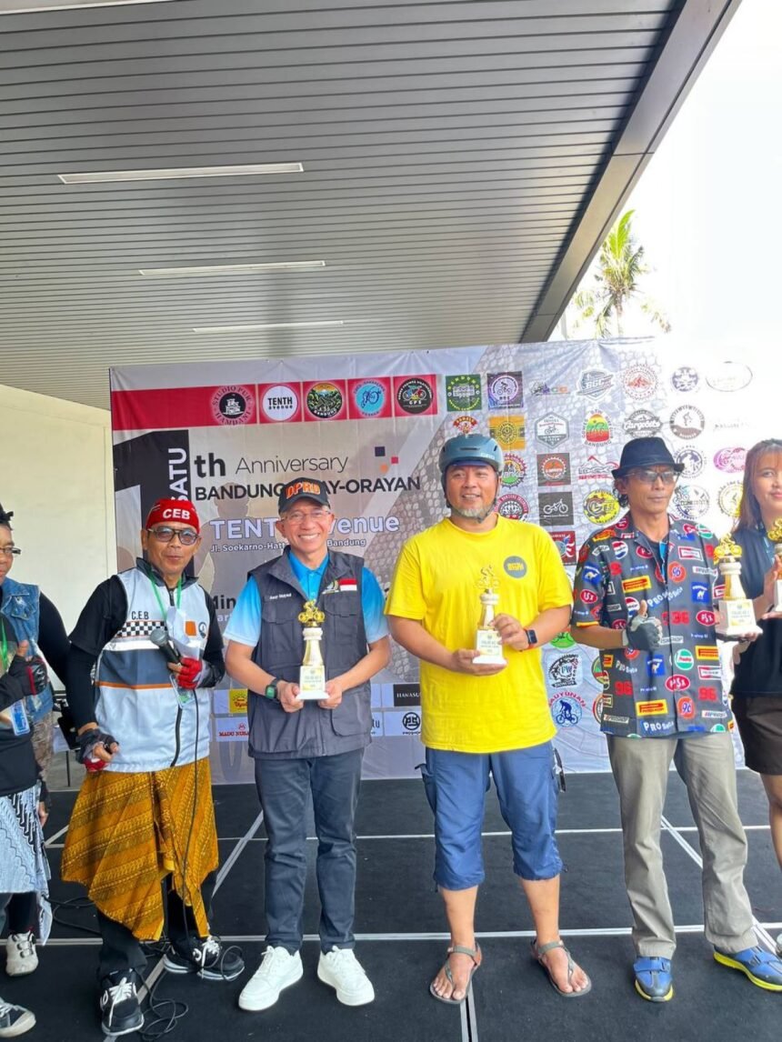 Asep Mulyadi Dorong Komunitas Bandung Oray Orayan Jadi Komunitas Sepeda Terbesar