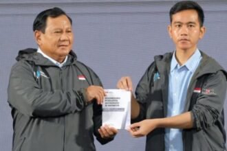 Presiden Indonesia, Prabowo Subianto dan Wakil Presiden Indonesia, Gibran Rakabuming Raka.